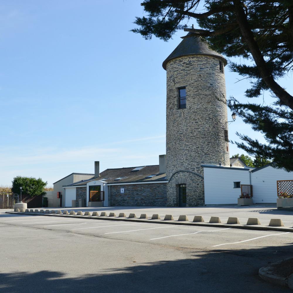 Moulin de la coutancière : Vue arrière